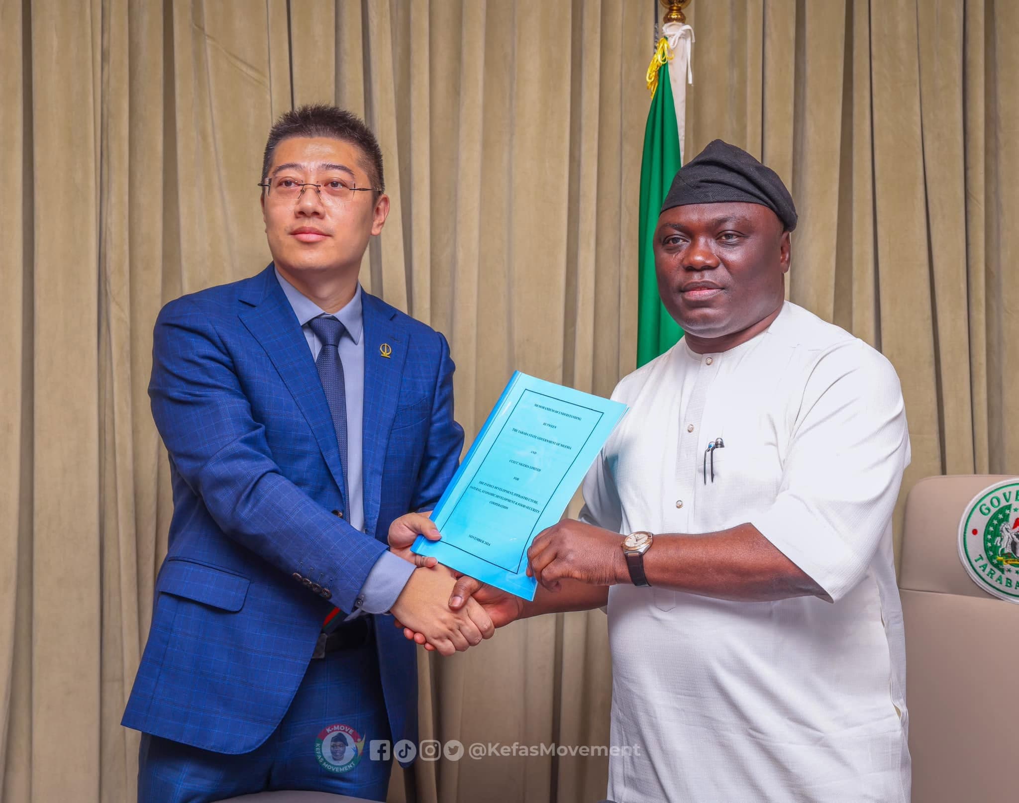 Governor Agbu Kefas & CCECC Rep